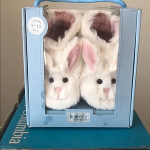 Robeez bunny shoes- never worn!